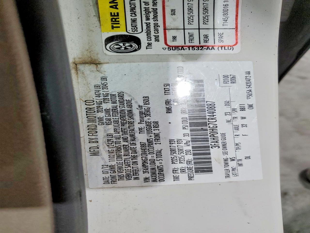 Ford Fusion Se