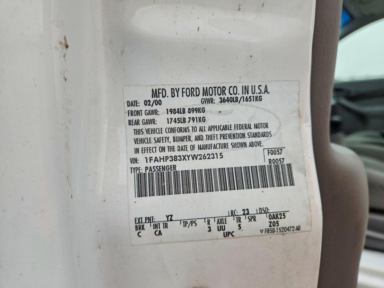 Ford Focus Zts