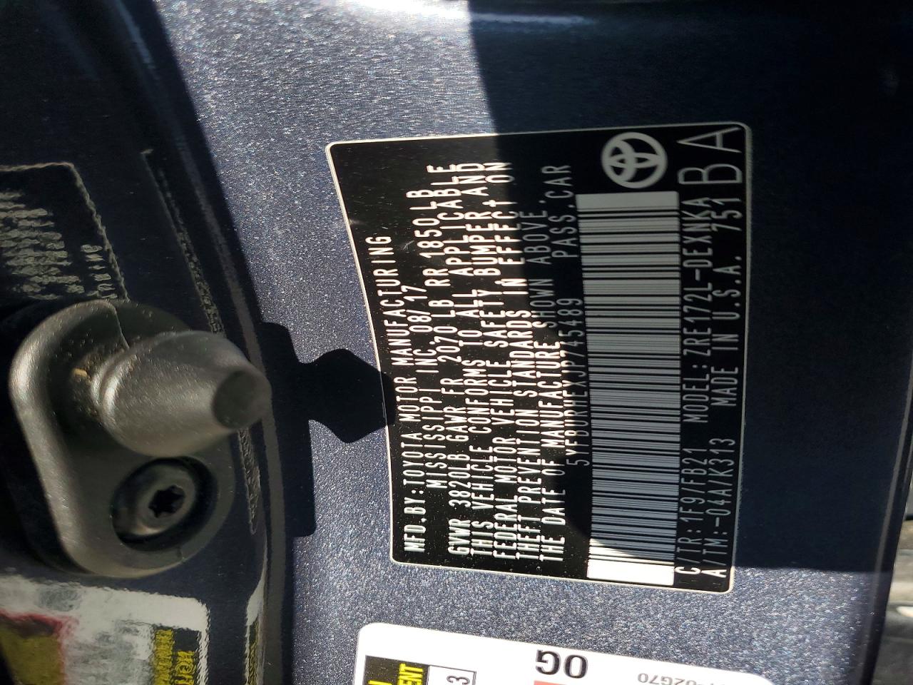 Toyota Corolla Le