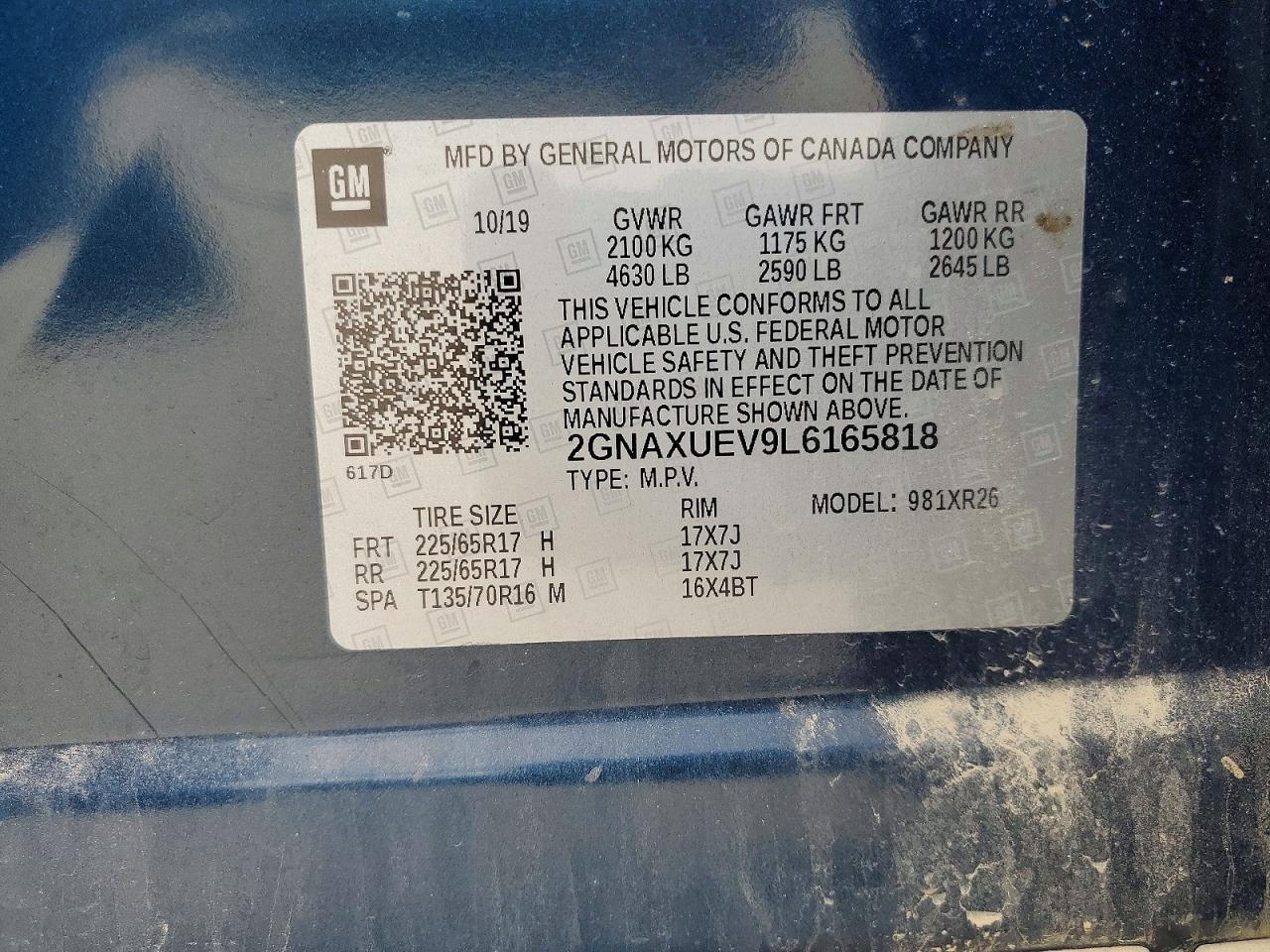 Chevrolet Equinox Lt