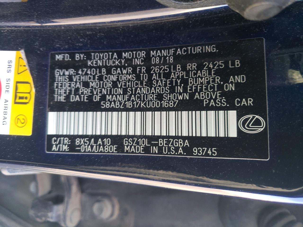 Lexus Es Base