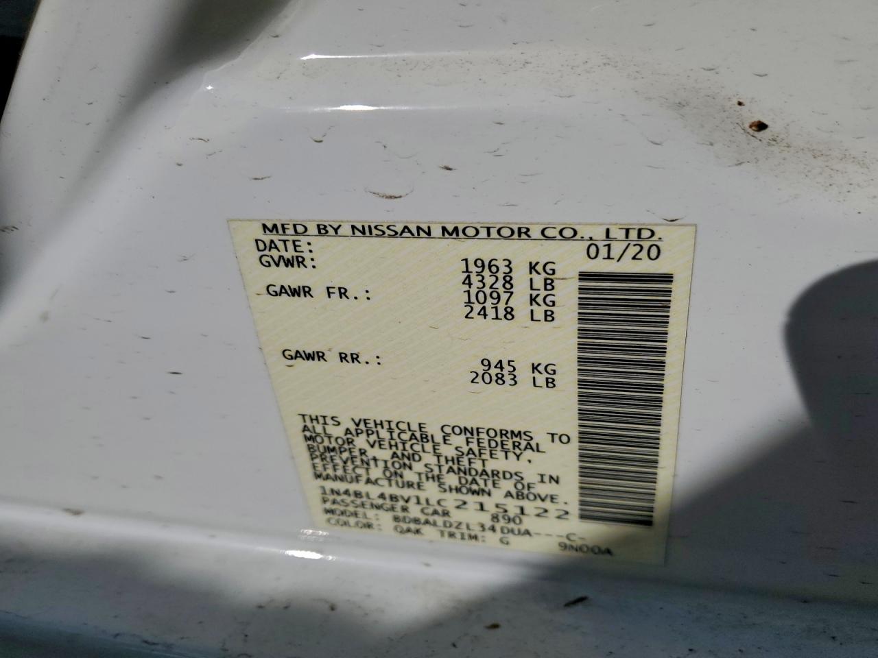 Nissan Altima S