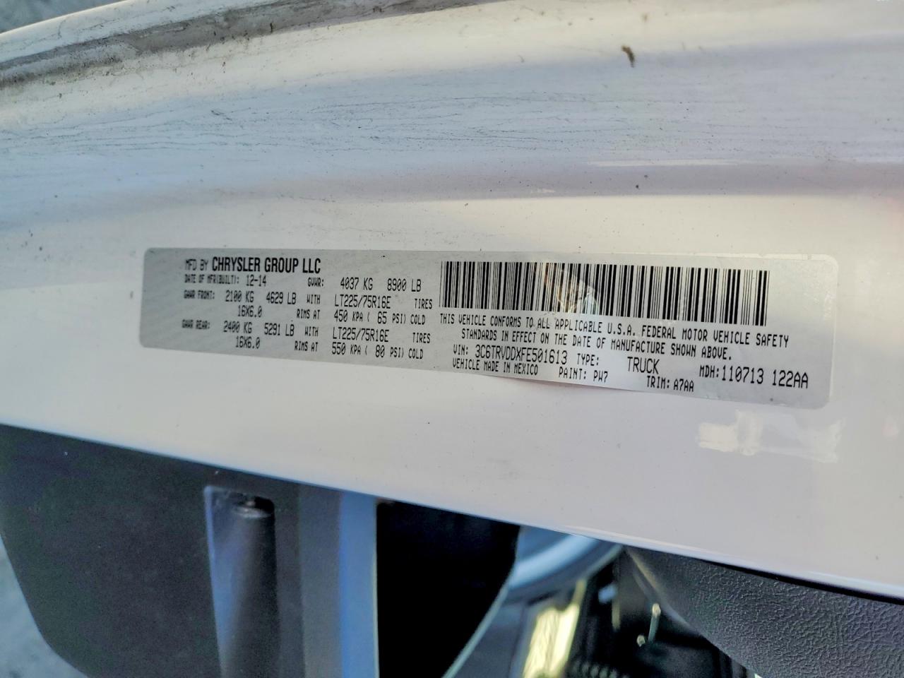 Ram Promaster 2500 High