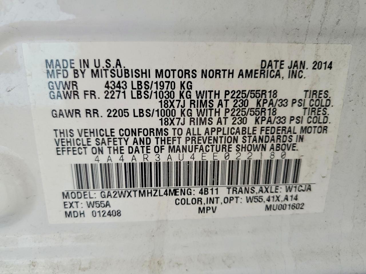 Mitsubishi Outlander Es