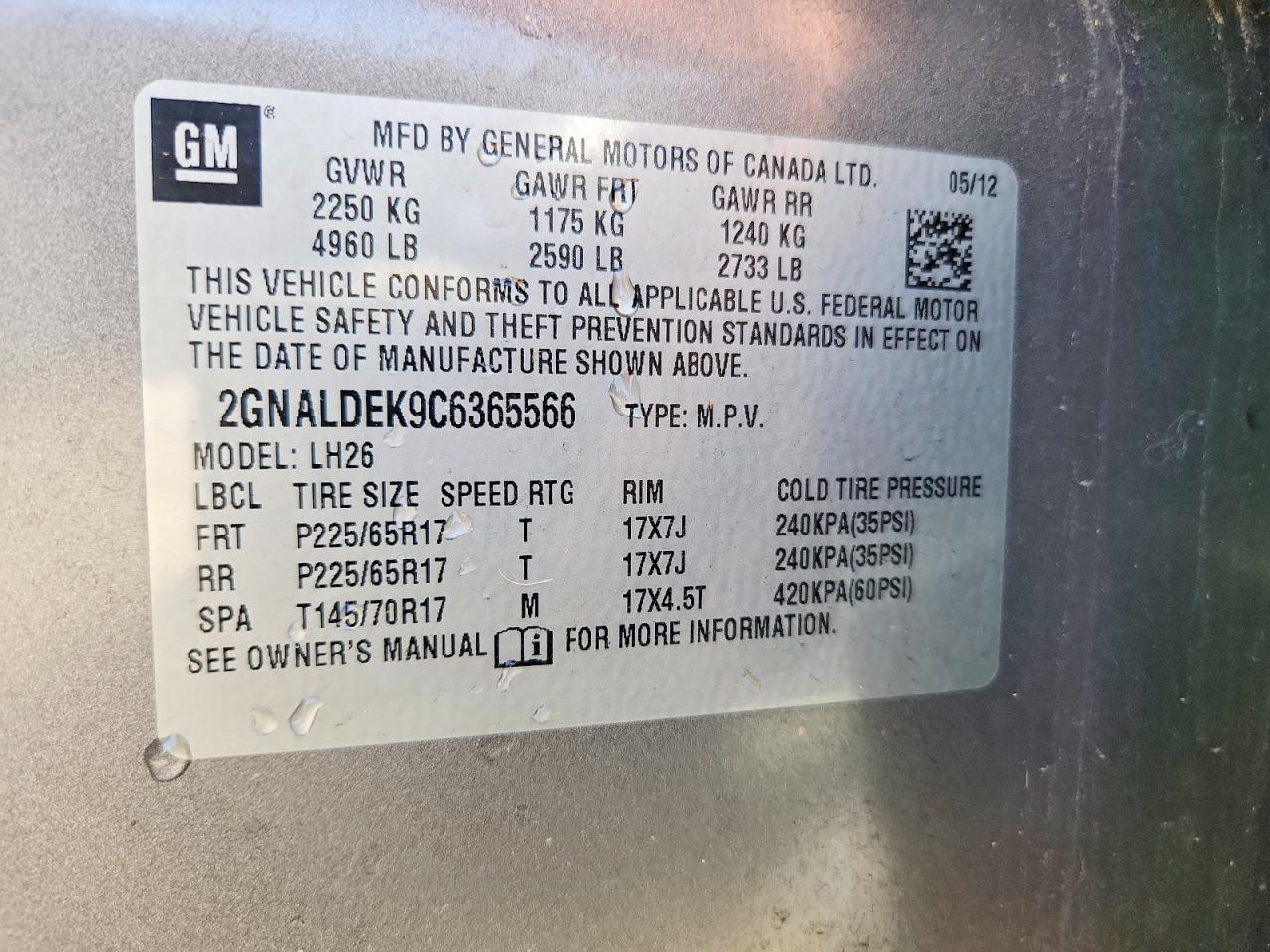 Chevrolet Equinox Lt