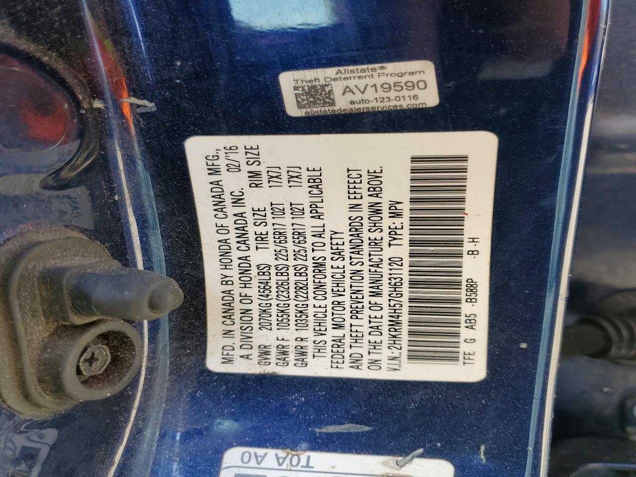 Honda Crv Ex