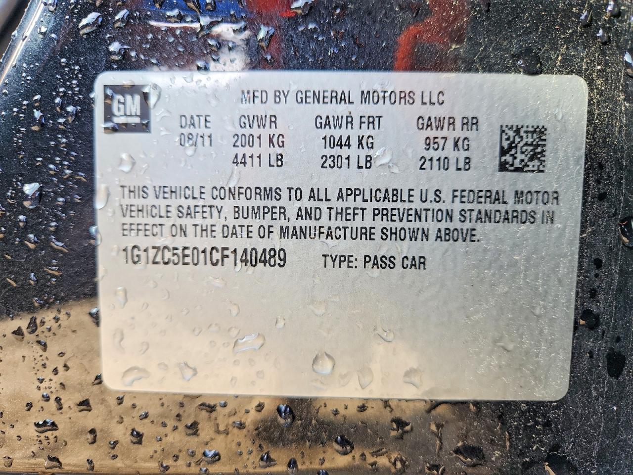 Chevrolet Malibu 1lt