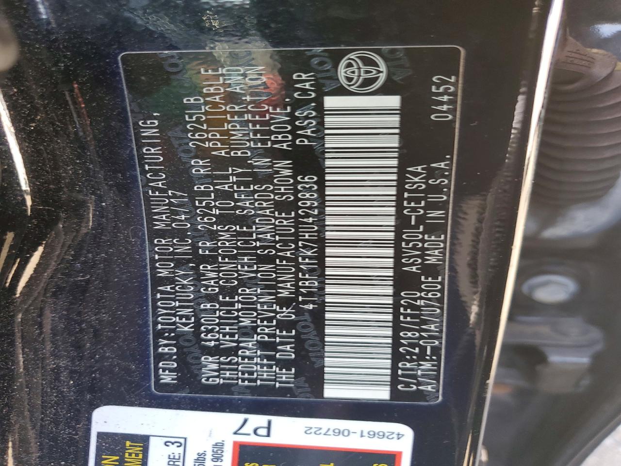 Toyota Camry Se