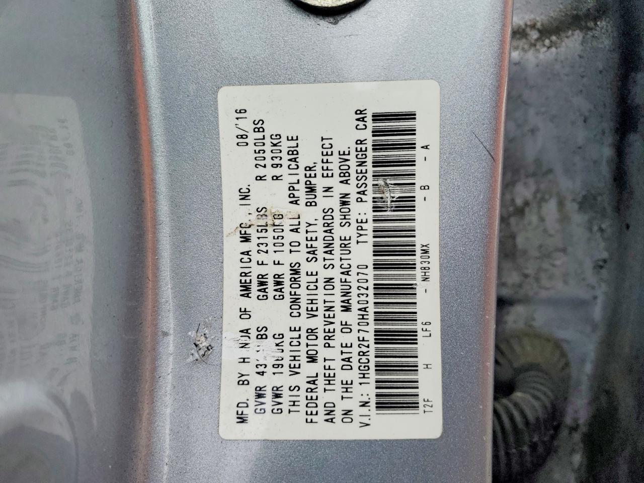 Honda Accord Ex