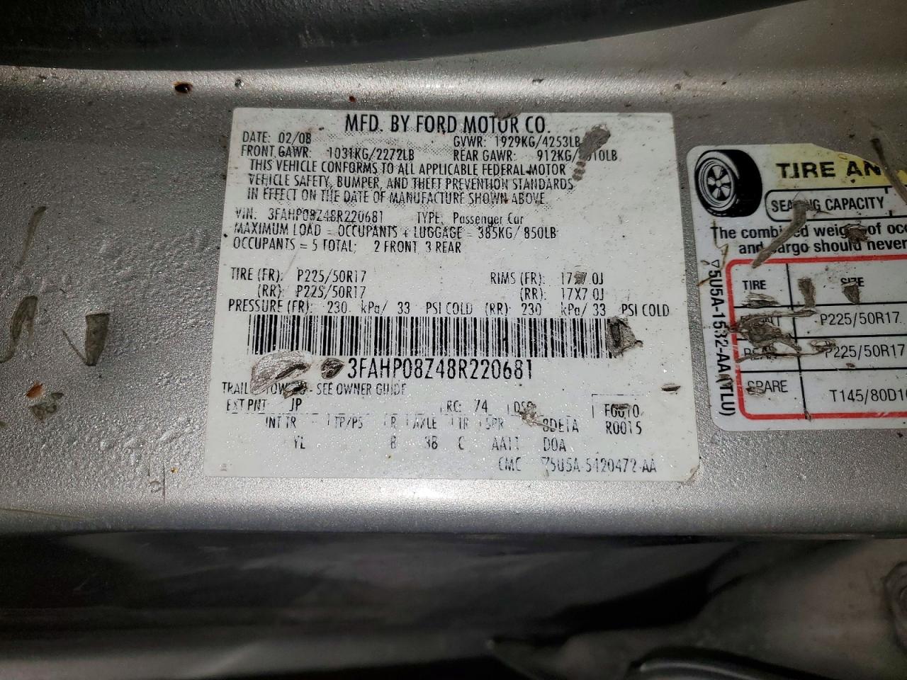 Ford Fusion Sel