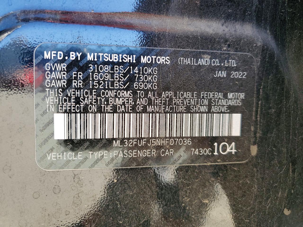 Mitsubishi Mirage G4 Es