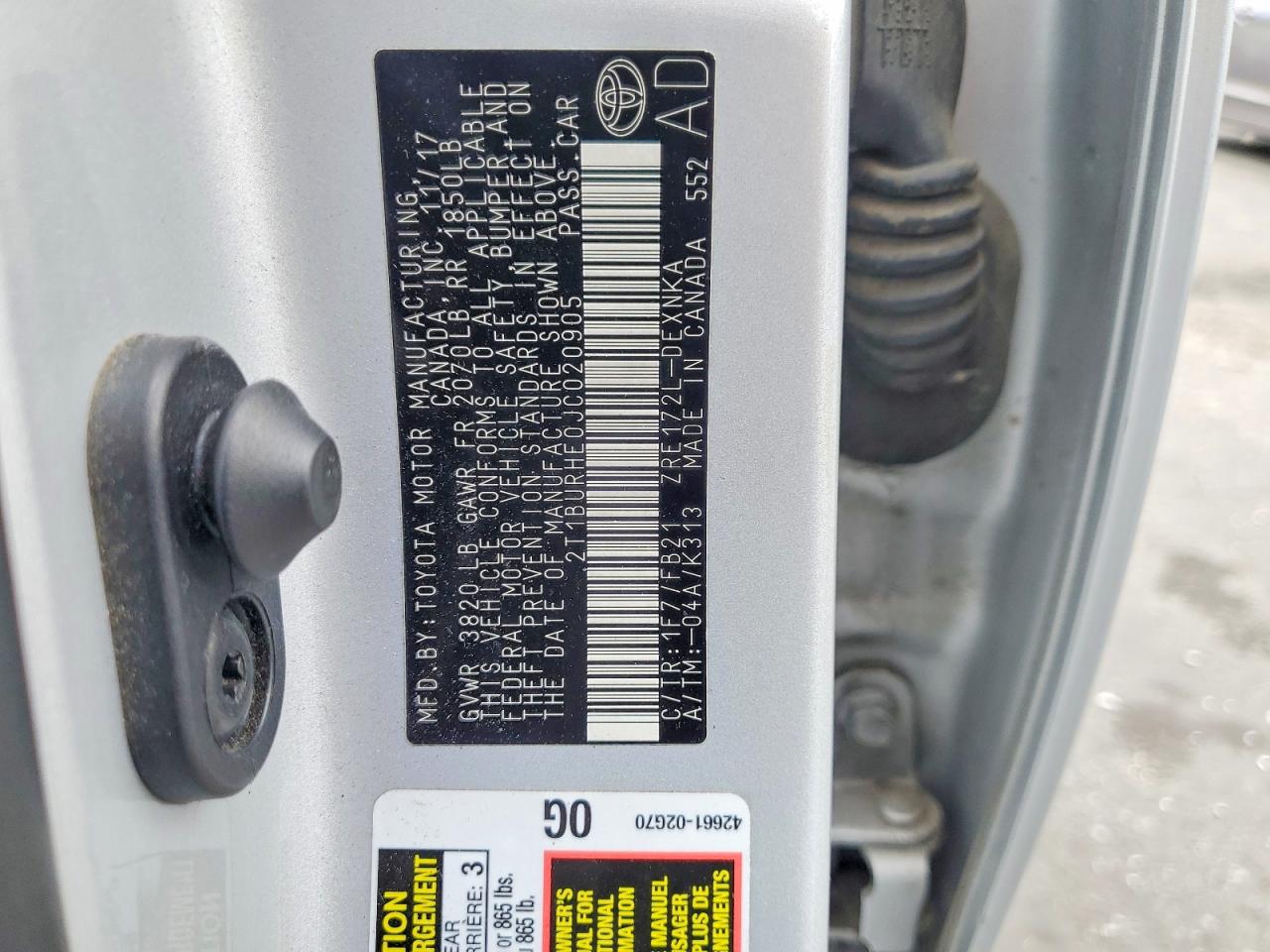 Toyota Corolla Le