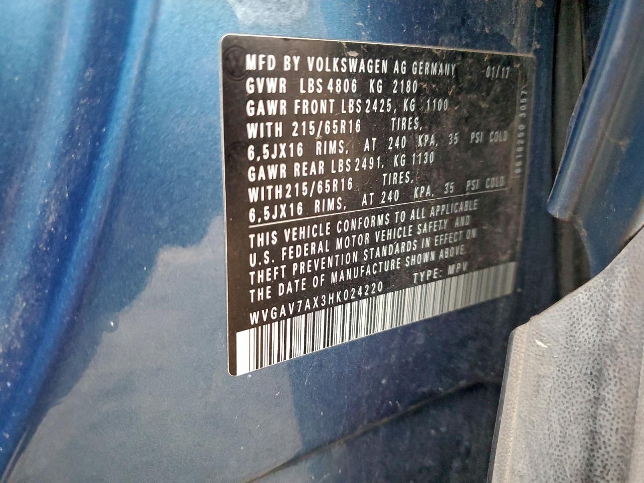 Volkswagen Tiguan S