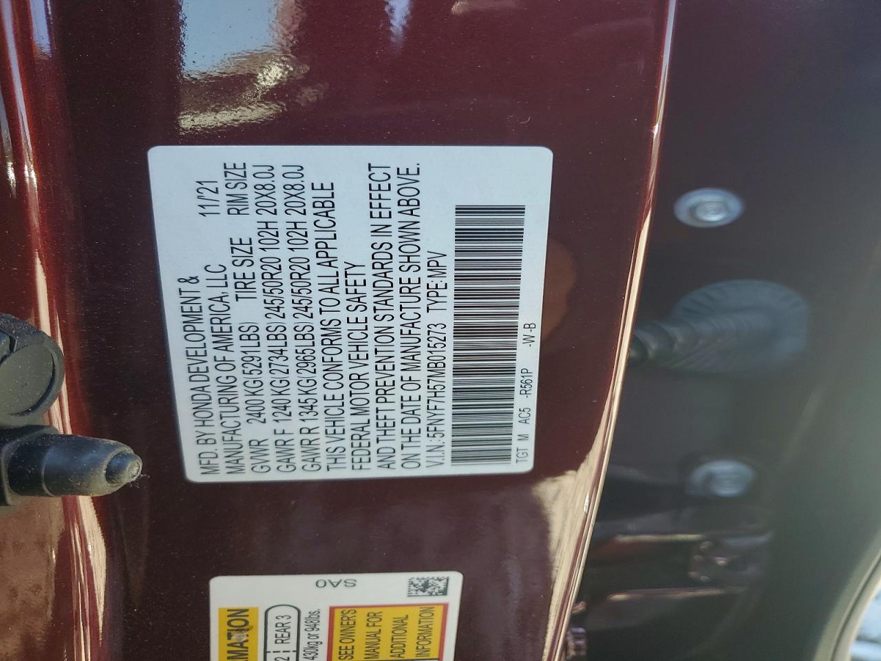Honda Passport Exl