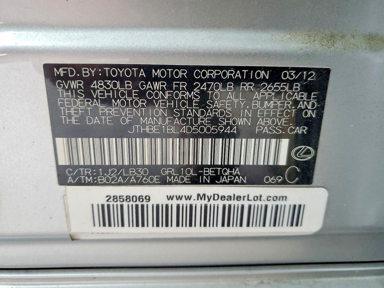 Lexus Gs 350