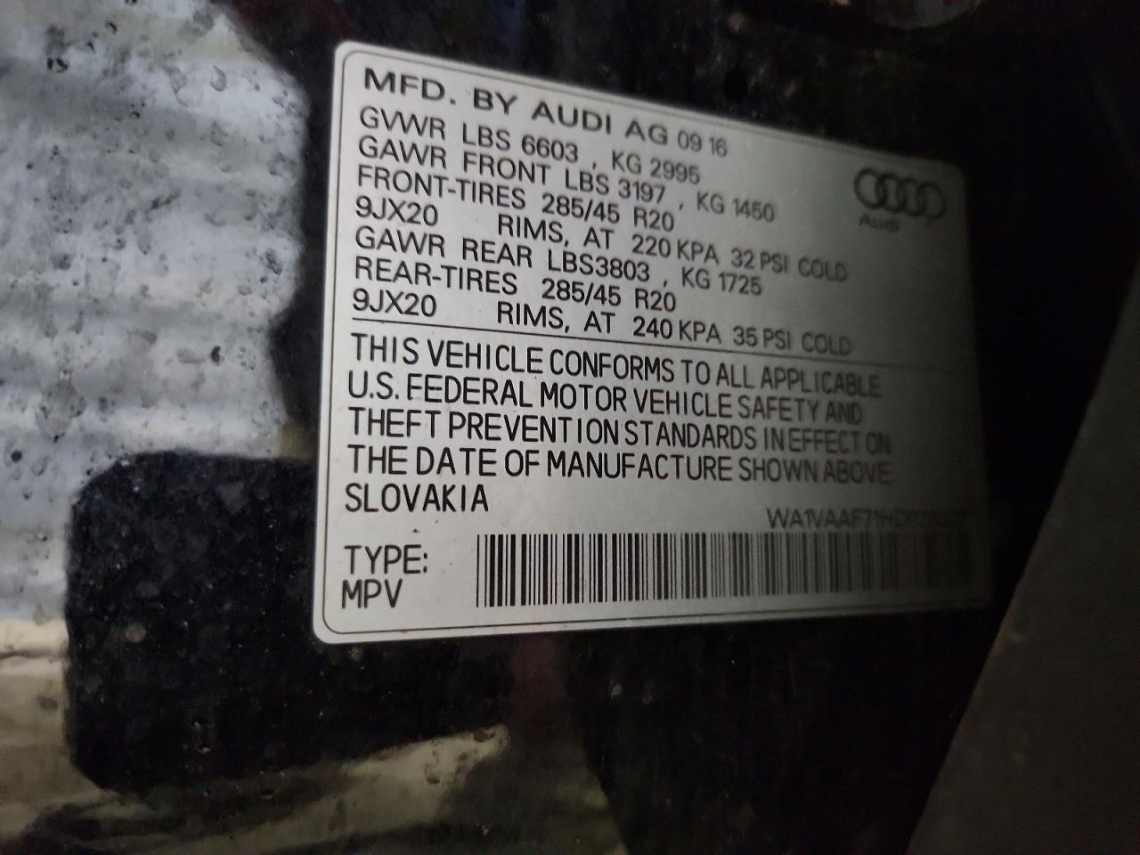 Audi Q7 Prestige
