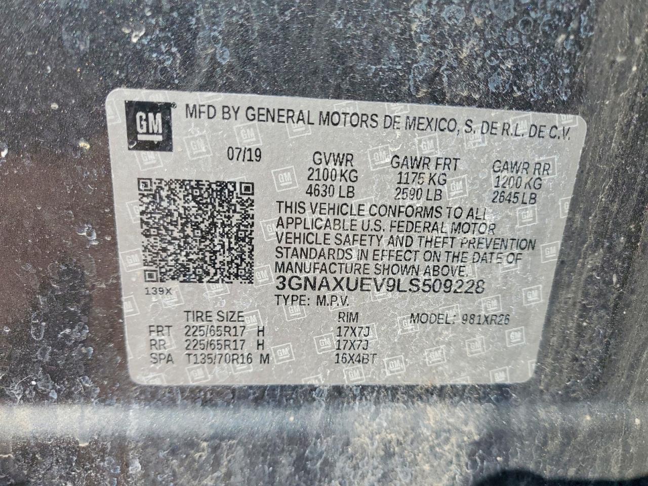 Chevrolet Equinox Lt