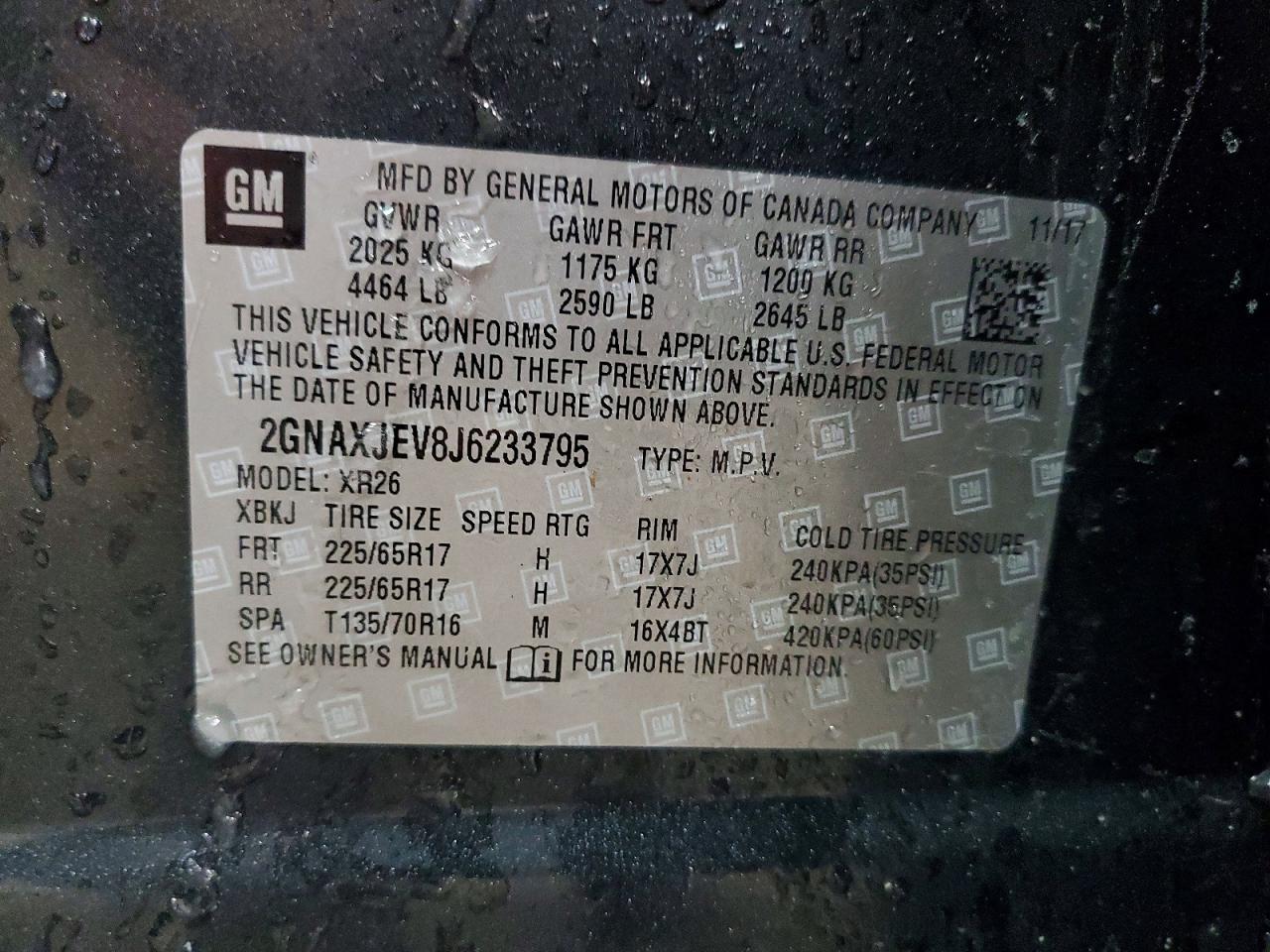 Chevrolet Equinox Lt