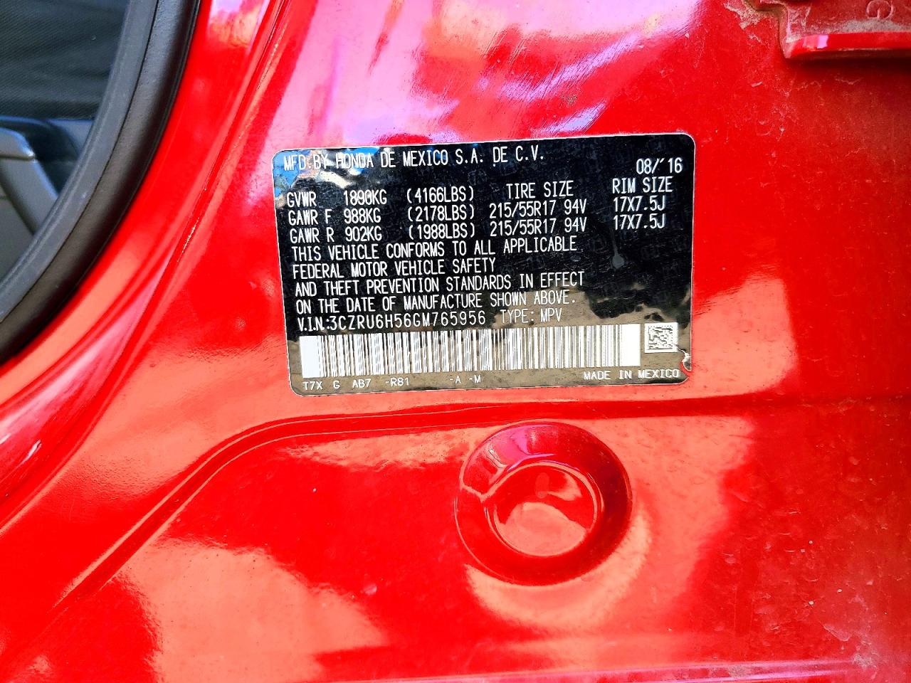 Honda HR-V Ex