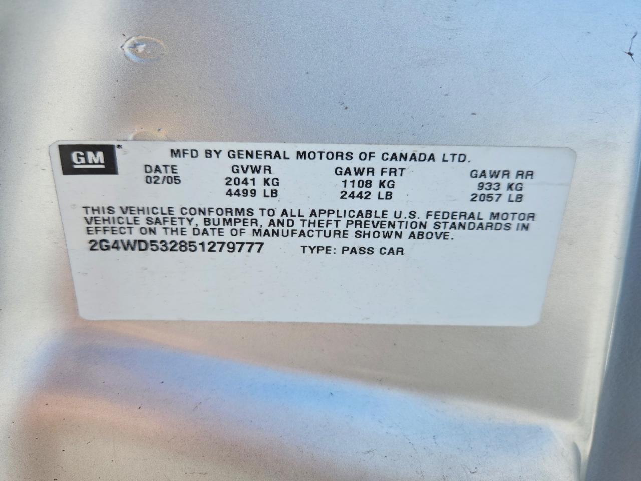 Buick LaCrosse Cxl