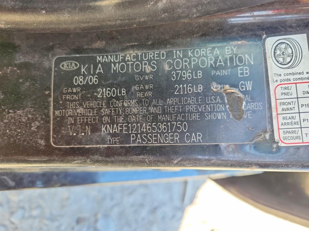 Kia Spectra Ex