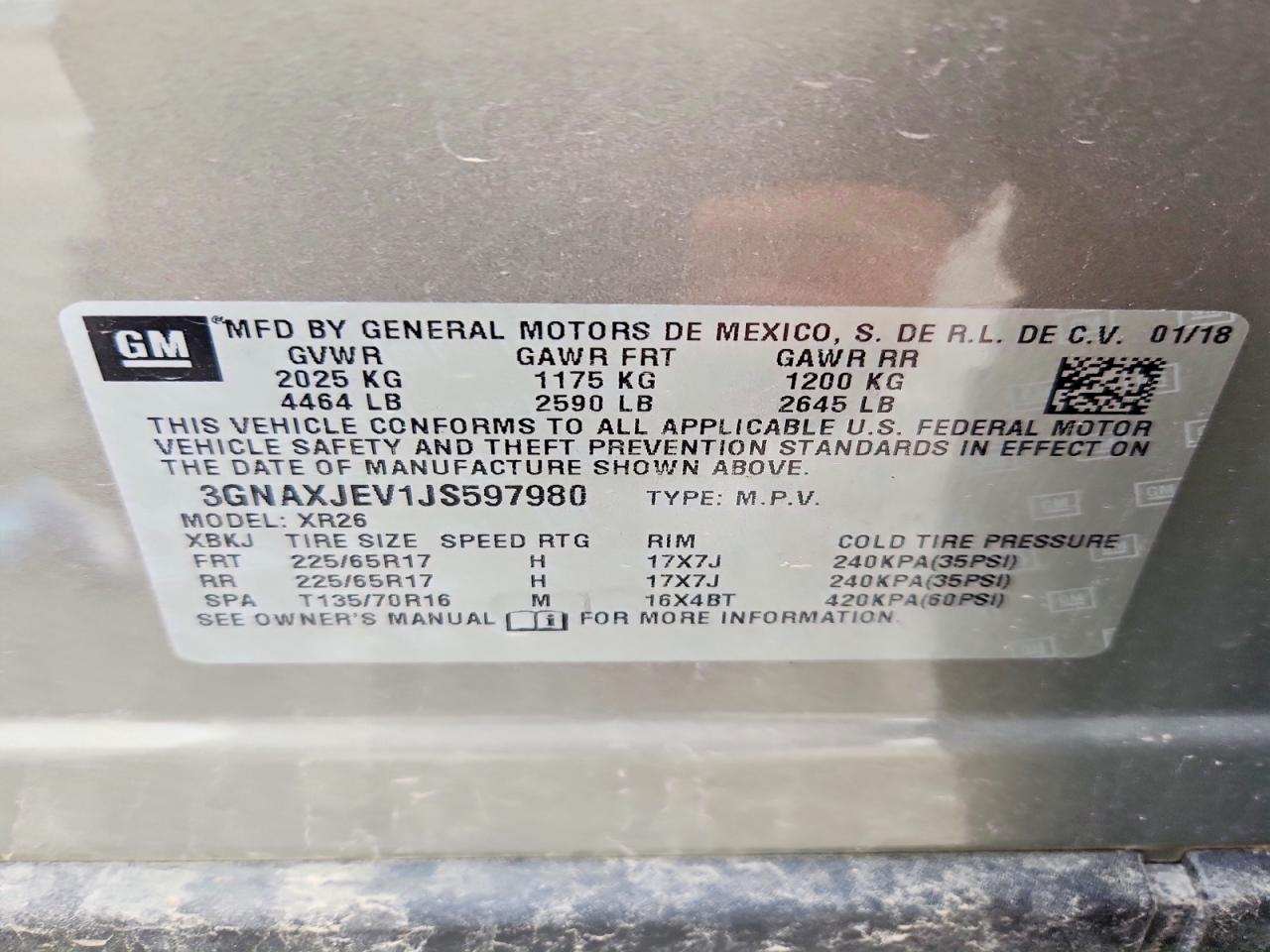 Chevrolet Equinox Lt