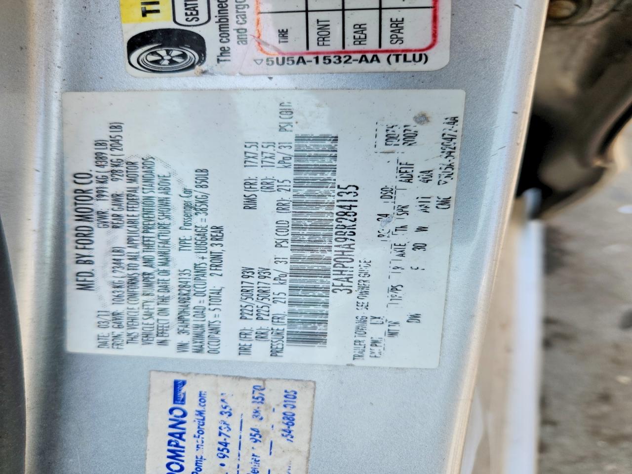 Ford Fusion Se