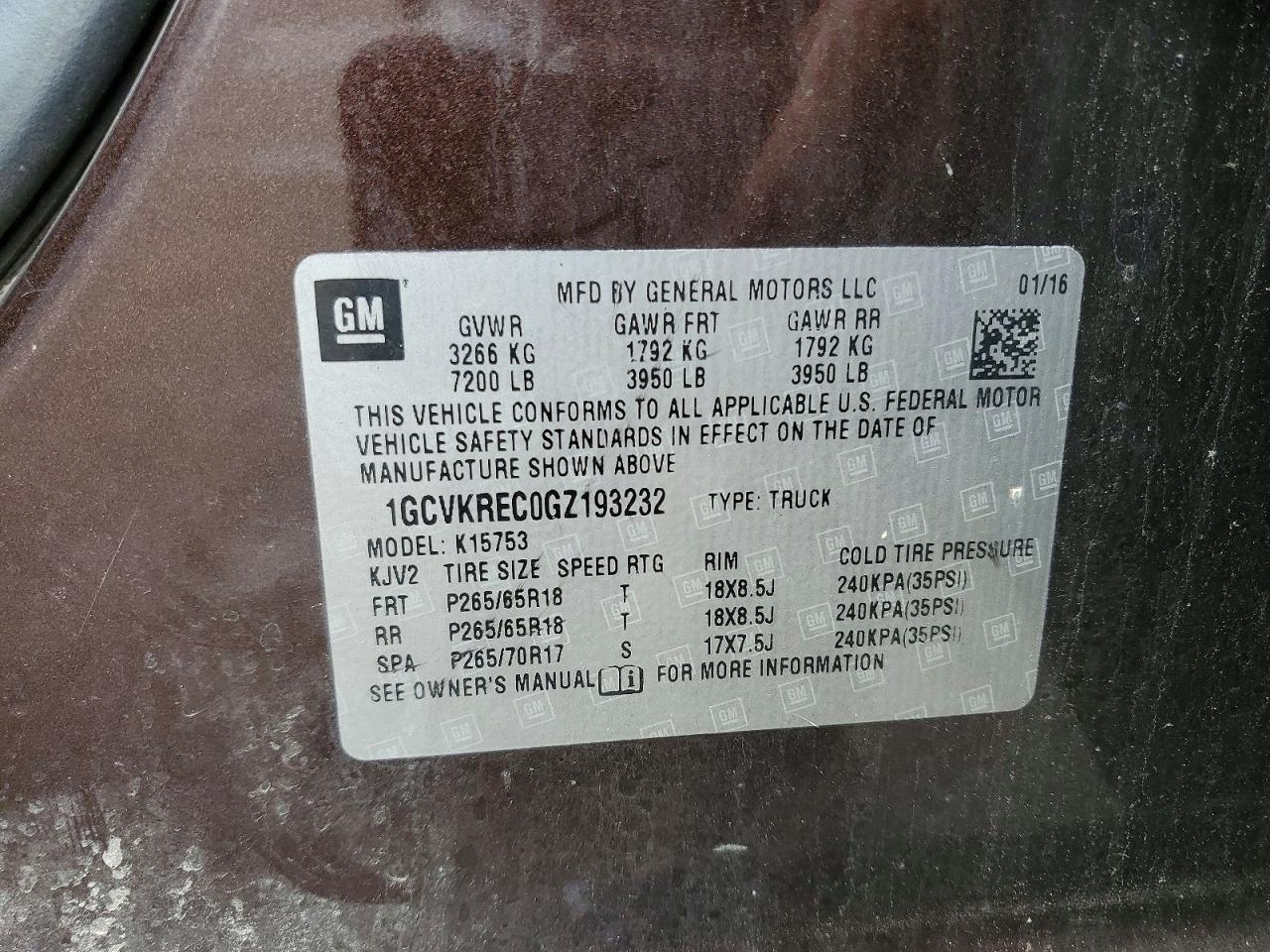 Chevrolet Silverado K1500 Lt