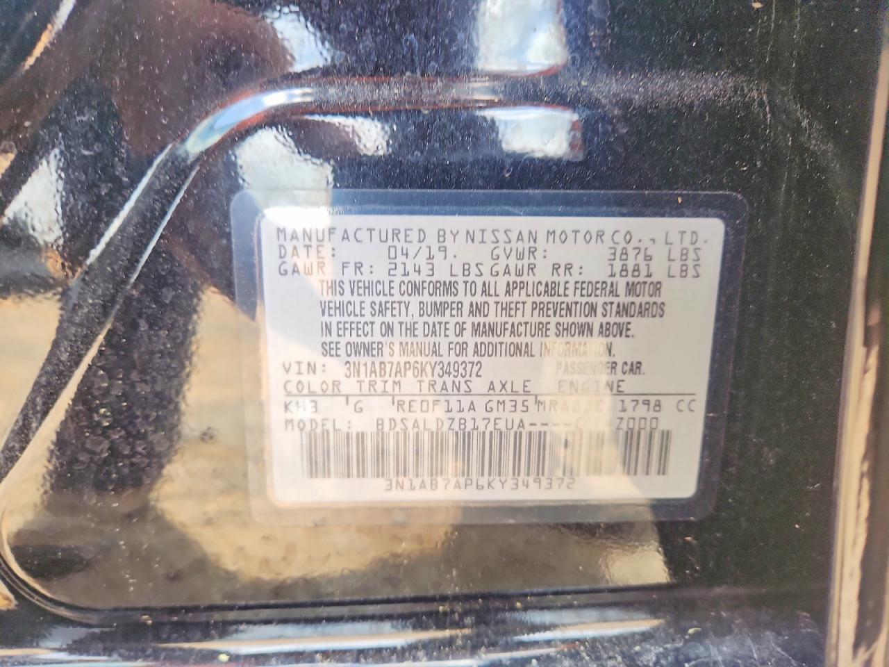 Nissan Sentra Sv