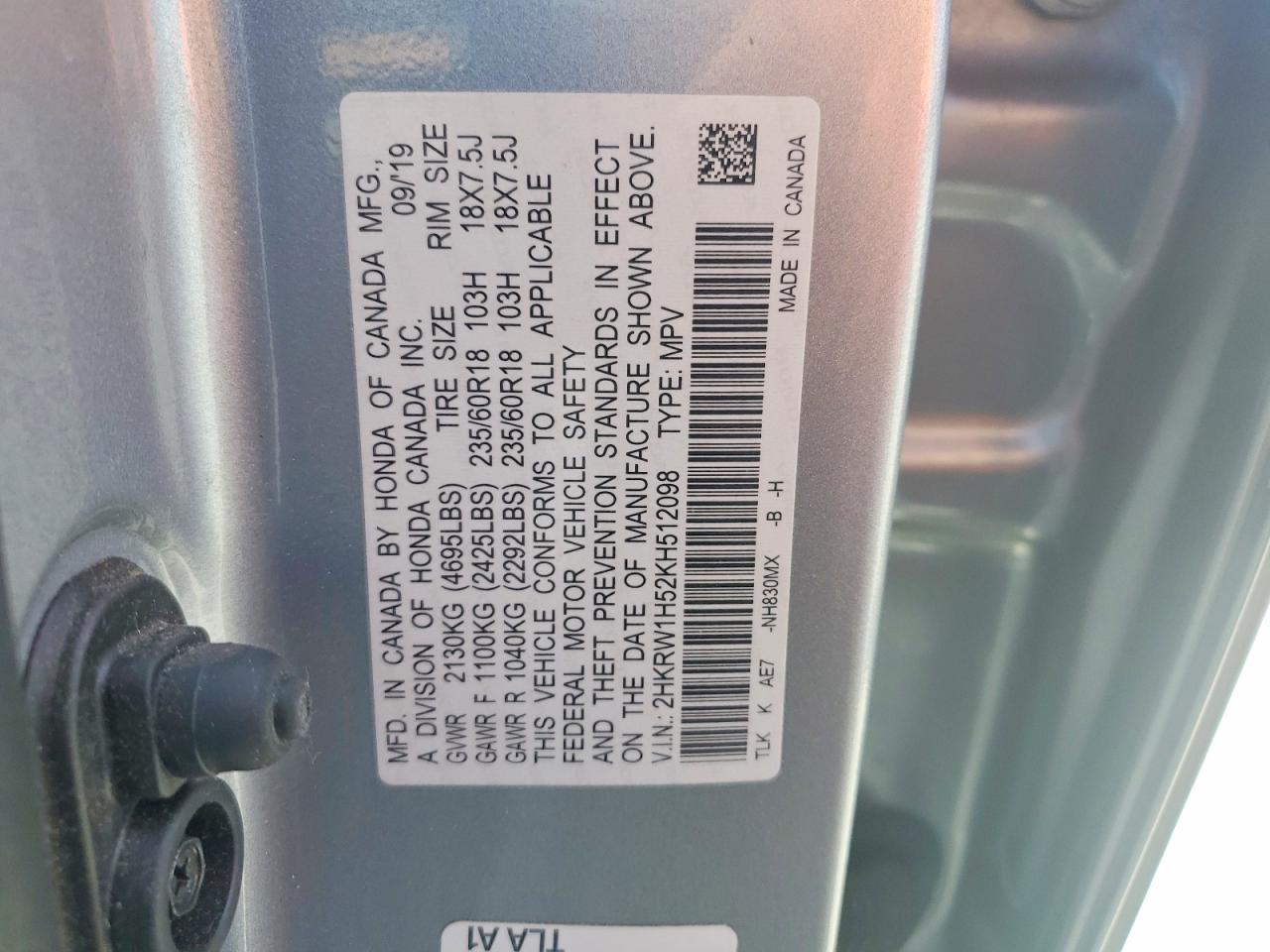 Honda Crv Ex