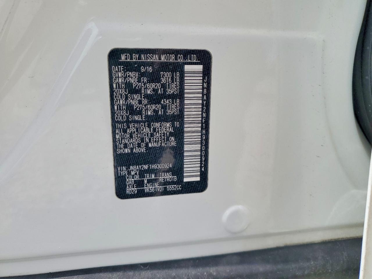 Nissan Armada Platinum
