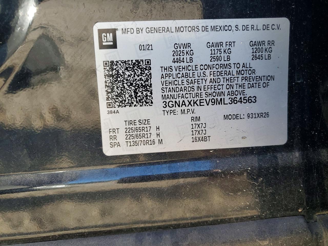 Chevrolet Equinox Lt