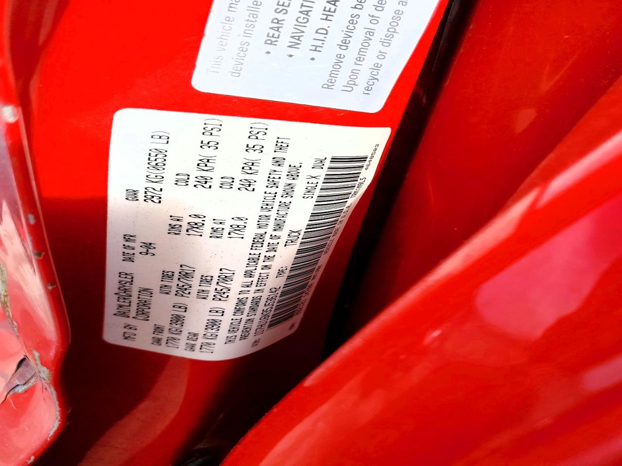 Dodge Ram 1500 St