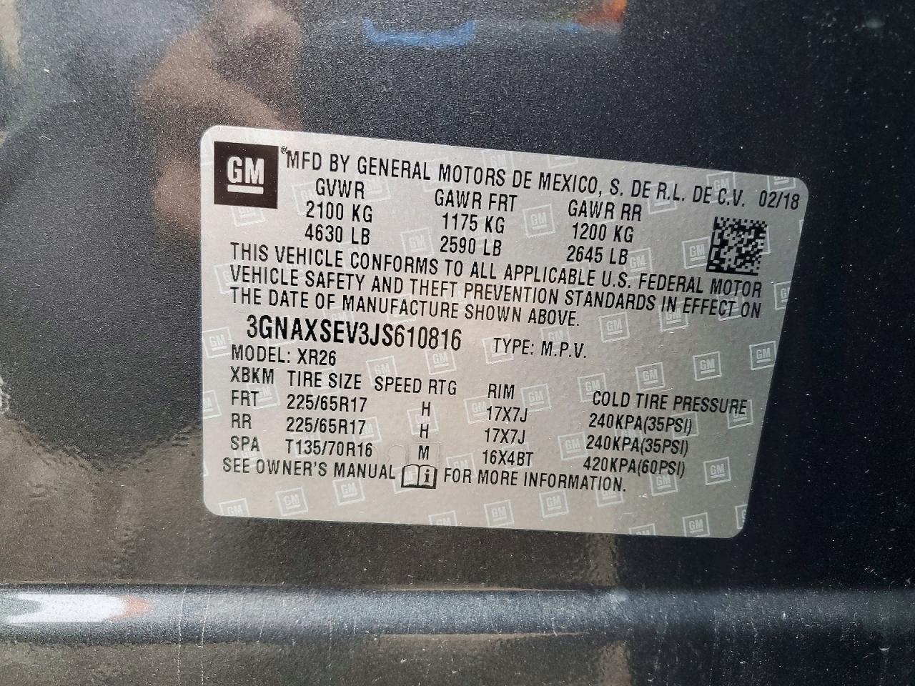 Chevrolet Equinox Lt