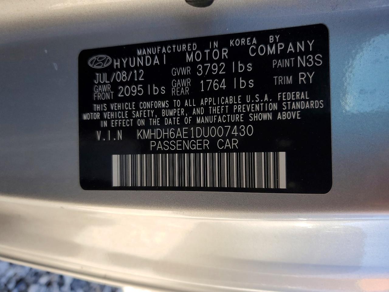 Hyundai ELANTRA Gs