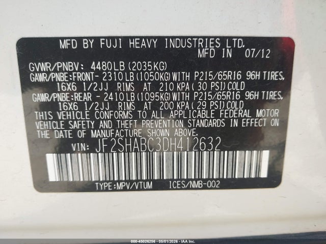 Subaru Forester 2.5x