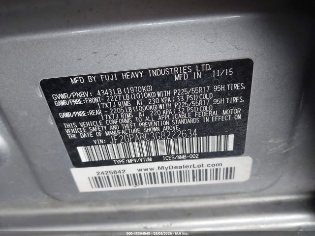Subaru Crosstrek 2.0i Premium
