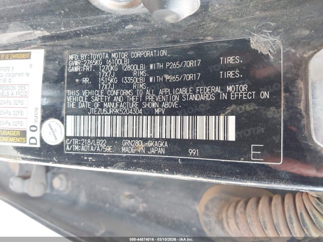 Toyota 4Runner Sr5 Premium