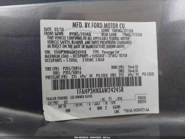 Ford Focus Sel