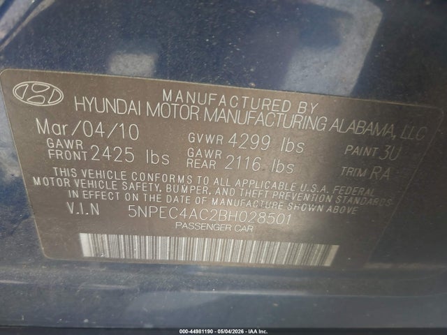 Hyundai SONATA Ltd