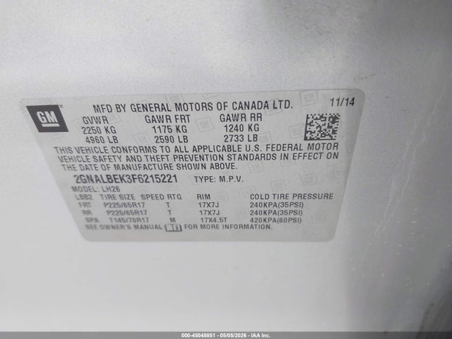 Chevrolet Equinox 1lt