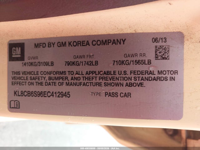 Chevrolet Spark Ls Auto