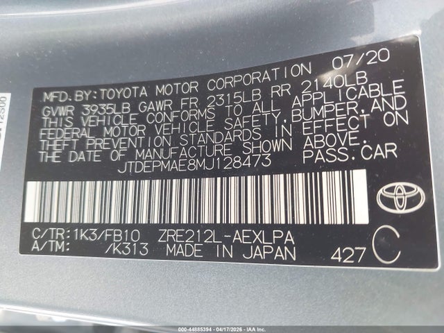 Toyota Corolla Le