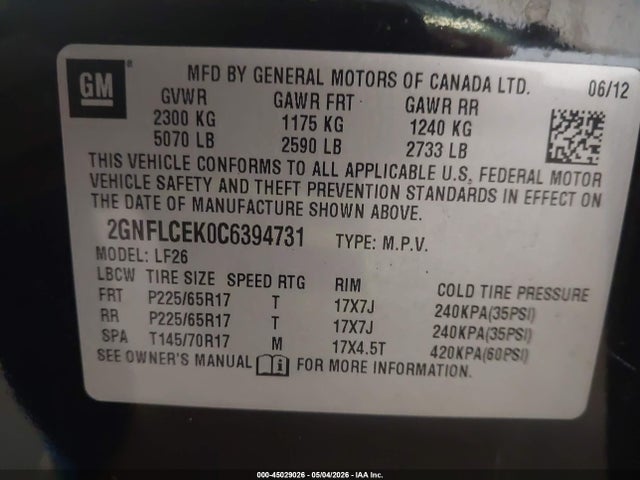 Chevrolet Equinox Ls
