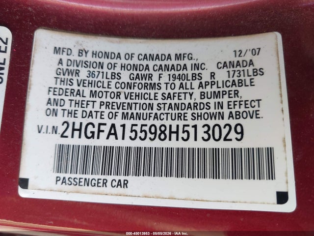 Honda Civic Lx