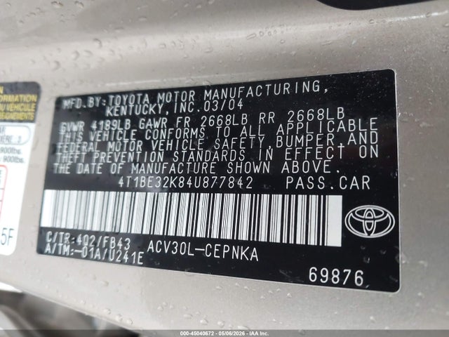 Toyota Camry Le