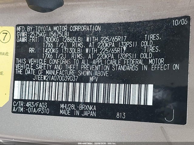 Toyota Highlander V6
