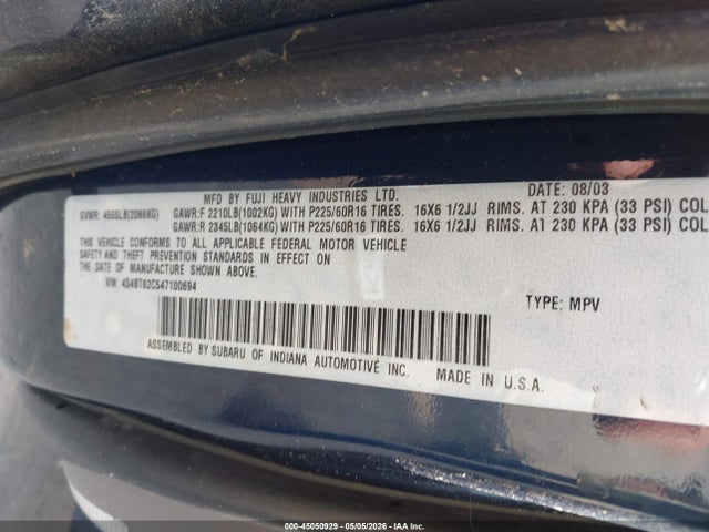 Subaru Baja Sport