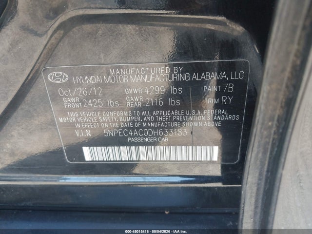 Hyundai SONATA Se