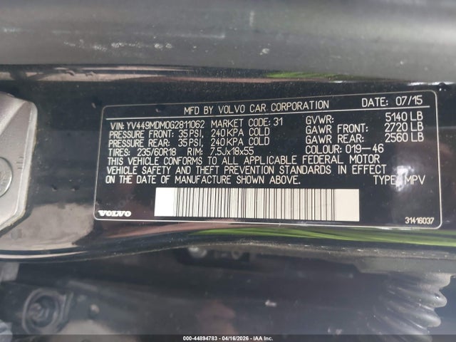 Volvo XC60 T6 Drive-e Platinum